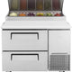 Turbo Air - 44" Pizza Prep Table with 2 Drawers - TPR-44SD-D2-N