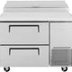 Turbo Air - 44" Pizza Prep Table with 2 Drawers - TPR-44SD-D2-N