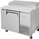 Turbo Air - 44" Super Deluxe Refrigerated Pizza Prep Table with 1 Solid Door - TPR-44SD-N