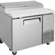 Turbo Air - 44" Super Deluxe Refrigerated Pizza Prep Table with 1 Solid Door - TPR-44SD-N