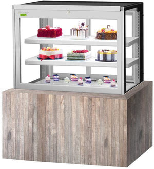 Turbo Air - 47" Square Glass Three Tier Drop-In Refrigerated Bakery Display Case - TBP48-54FDN