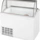 Turbo Air - 47" White Low Curved Glass Ice Cream Dipping Cabinet - TIDC-47W-N