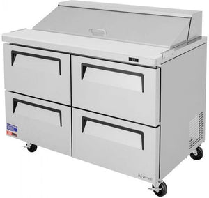 Turbo Air - 48" Refrigerated Sandwich Prep Table with 4 Drawers - TST-48SD-D4-N