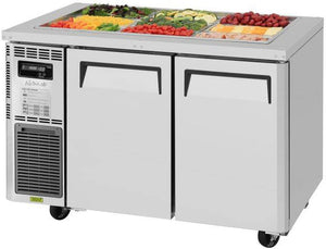 Turbo Air - 48" Stainless Steel Refrigerated Buffet Display Table With Two Solid Doors - JBT-48-N