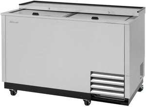 Turbo Air - 50" Super Deluxe Glass Chiller & Froster with 2 Stainless Steel Lid - TBC-50SD-GF-N