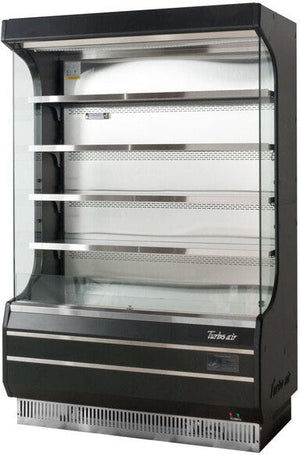 Turbo Air - 51" Full Size Black Refrigerated Air Curtain Merchandiser - TOM-50B-N