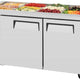 Turbo Air - 60" Stainless Steel Refrigerated Buffet Display Table With Two Solid Doors - JBT-60-N