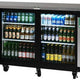 Turbo Air - 61" Narrow Back Bar Cooler with 2 Black Solid Doors - TBB-24-60SBD-N6