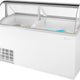 Turbo Air - 70" White Low Curved Glass Ice Cream Dipping Cabinet - TIDC-70W-N