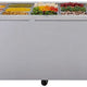 Turbo Air - 72" Stainless Steel Refrigerated Buffet Display Table With Three Solid Doors - JBT-72-N