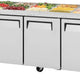 Turbo Air - 72" Stainless Steel Refrigerated Buffet Display Table With Three Solid Doors - JBT-72-N