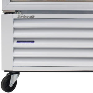 Turbo Air - 82" White 3 Swing Glass Door Merchandising Freezer - TGF-72F-N