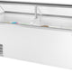 Turbo Air - 91" White Low Curved Glass Ice Cream Dipping Cabinet - TIDC-91W-N