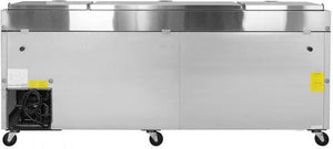 Turbo Air - 93" Pizza Prep Table with 6 Drawers - TPR-93SD-D6-N