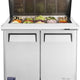 Turbo Air - E-Line 36.3" Two Door Mega Top Refrigerated Salad Prep Table - EST-36-15-N6