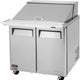 Turbo Air - E-Line 36.3" Two Door Mega Top Refrigerated Salad Prep Table - EST-36-15-N6