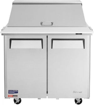 Turbo Air - E-Line 36.3" Two Door Mega Top Refrigerated Salad Prep Table - EST-36-15-N6