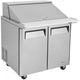 Turbo Air - E-Line 36.3" Two Door Mega Top Refrigerated Salad Prep Table - EST-36-15-N6