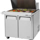 Turbo Air - E-Line 36.3" Two Door Mega Top Refrigerated Salad Prep Table - EST-36-15-N6