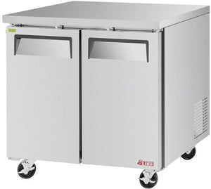 Turbo Air - E-Line 36.3" Undercounter Freezer with 2 Solid Doors - EUF-36-N