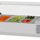 Turbo Air - E-Line 47" Stainless Steel Refrigerated Countertop Salad Prep Table with Clear Hood - CTST-1200G-13-N