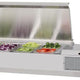 Turbo Air - E-Line 47" Stainless Steel Refrigerated Countertop Salad Prep Table with GN Pans - CTST-1200-13-N