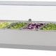 Turbo Air - E-Line 72" Stainless Steel Refrigerated Countertop Salad Prep Table with Clear Hood - CTST-1800G-N