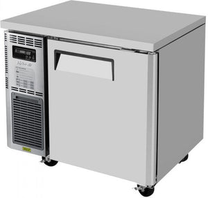 Turbo Air - J Series 36" Undercounter Freezer with Side Mounted Compressor with 1 Door - JUF-36-N