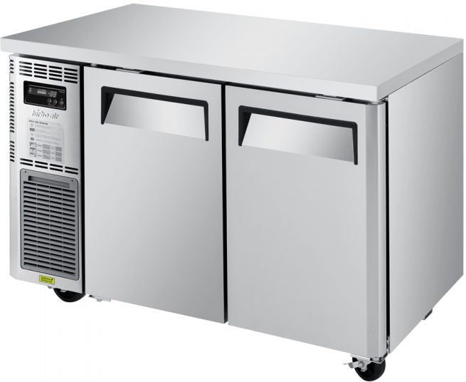 Turbo Air - J Series 48" Narrow Undercounter Freezer with Side Mounted Compressor with 2 Doors - JUF-48S-N