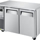 Turbo Air - J Series 48" Narrow Undercounter Freezer with Side Mounted Compressor with 2 Doors - JUF-48S-N