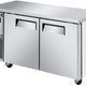 Turbo Air - J Series 60" Narrow Undercounter Freezer with Side Mounted Compressor with 2 Doors - JUF-60S-N