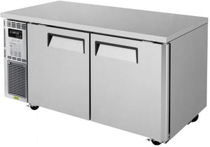 Turbo Air - J Series 60" Undercounter Freezer with Side Mounted Compressor with 2 Doors - JUF-60-N