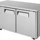 Turbo Air - J Series 60" Undercounter Freezer with Side Mounted Compressor with 2 Doors - JUF-60-N