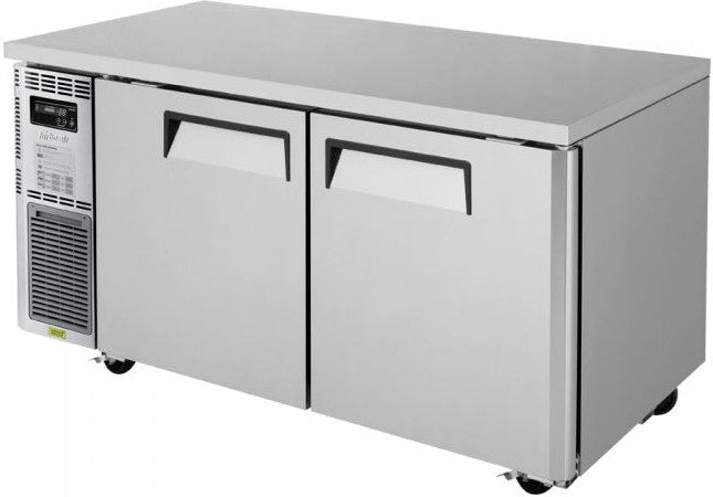 Turbo Air - J Series 60" Undercounter Refrigerator with Side Mounted Compressor with 2 Solid Doors - JUR-60-N6