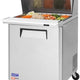 Turbo Air - M3 Series 28" Mega Top Stainless Steel Refrigerated Sandwich Prep Table with 1 Door - MST-28-12-N