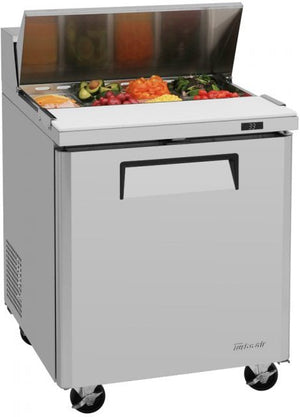 Turbo Air - M3 Series 28" Stainless Steel Refrigerated Sandwich Prep Table with 1 Door - MST-28-N