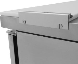 Turbo Air - M3 Series 28" Stainless Steel Refrigerated Sandwich Prep Table with 1 Door - MST-28-N