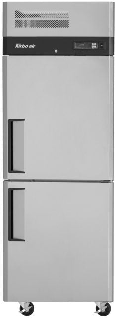 Turbo Air - M3 Series 29" Stainless Steel Reach-In Freezer With 2 Solid Half-Doors - M3F24-2-N