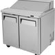 Turbo Air - M3 Series 36" 2 Door Stainless Steel Refrigerated Sandwich Prep Table - MST-36-N6