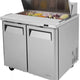 Turbo Air - M3 Series 36" 2 Door Stainless Steel Refrigerated Sandwich Prep Table - MST-36-N6