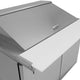 Turbo Air - M3 Series 48" Mega Top Stainless Steel Refrigerated Sandwich Prep Table with 2 Doors - MST-48-18-N