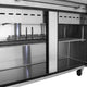 Turbo Air - M3 Series 48" Mega Top Stainless Steel Refrigerated Sandwich Prep Table with 2 Doors - MST-48-18-N