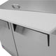 Turbo Air - M3 Series 48" Mega Top Stainless Steel Refrigerated Sandwich Prep Table with 2 Doors - MST-48-18-N