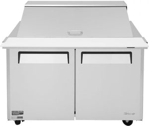 Turbo Air - M3 Series 48" Mega Top Stainless Steel Refrigerated Sandwich Prep Table with 2 Doors - MST-48-18-N