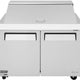 Turbo Air - M3 Series 48" Mega Top Stainless Steel Refrigerated Sandwich Prep Table with 2 Doors - MST-48-18-N