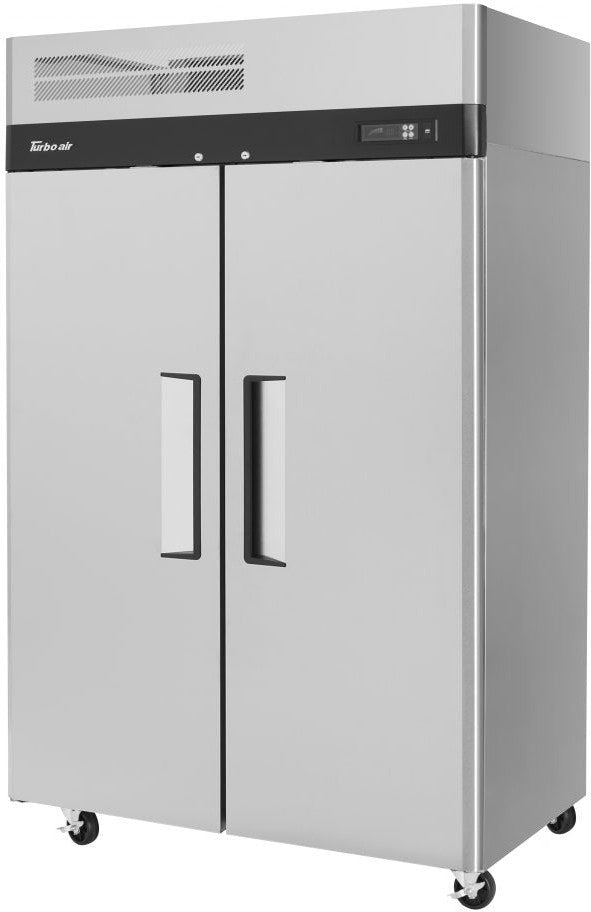 Turbo Air - M3 Series 52" Stainless Steel Reach-In Freezer With 2 Solid-Doors - M3F47-2-N