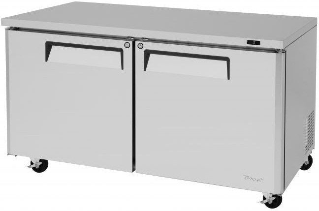 Turbo Air - M3 Series 60" Undercounter Freezer with 2 Solid Doors - MUF-60-N