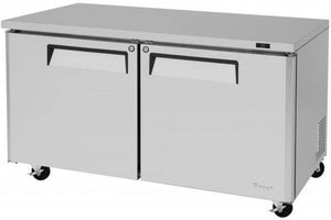 Turbo Air - M3 Series 60" Undercounter Refrigerator with 2 Solid Doors - MUR-60-N