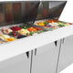 Turbo Air - M3 Series 72" Mega Top Stainless Steel Refrigerated Sandwich Prep Table with 3 Doors - MST-72-30-N