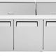 Turbo Air - M3 Series 72" Mega Top Stainless Steel Refrigerated Sandwich Prep Table with 3 Doors - MST-72-30-N